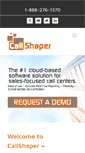 Mobile Screenshot of callshaper.com