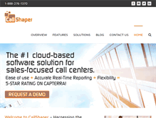 Tablet Screenshot of callshaper.com